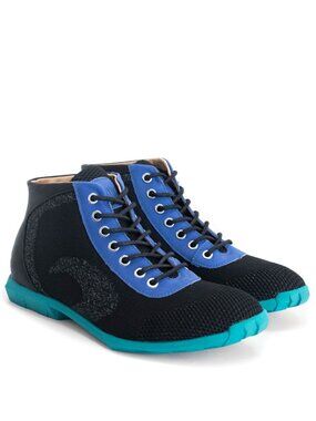 John Fluevog Future Round Toe NEBULA Sporty Lace-up Boot Women's Size 6